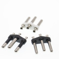 Italy 3 Pins IMQ  power plug insert  with  SCREWS